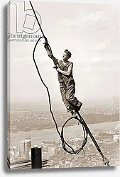 Постер Хайн Льюис (фото) Construction worker, Empire State Building, New York City, c.1930