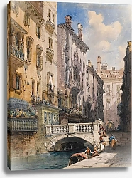 Постер Калло Вильям Canal Barataria, Venice