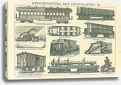 Постер Железнодорожные подвижные составы II