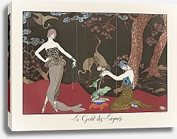 Постер Барбье Джордж Вкус лаков для волос