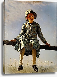 Постер Репин Илья Стрекоза. Портрет дочери художника