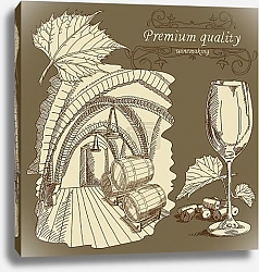 Постер Винная коллекция №15