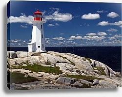 Постер Канада, маяк Peggy's Cove