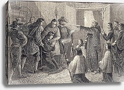 Постер Школа: Испанская 19в. Exorcism of Carlos II of Spain c.1698