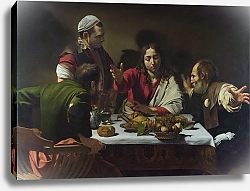 Постер Караваджо (Caravaggio) Ужин в Эммаусе