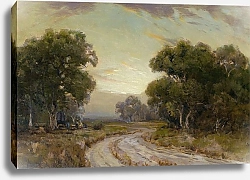 Постер Ондердонк Юлиан Вечер близ Джексона, Юго-Западный Техас