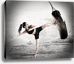 Постер Тренировка с грушей