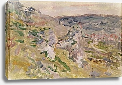 Постер Моне Клод (Claude Monet) The Chantemerle Hills in near Vétheuil, 1881