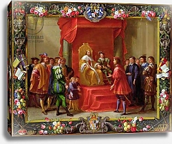 Постер Кессель Ян Peter IV, King of Aragon being visited by Guillaume-Raymond Moncada