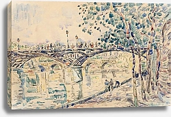Постер Синьяк Поль (Paul Signac) Paris, le Pont des Arts