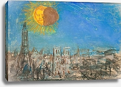 Постер Чолковский Леон Caricature of Józef Mehoffer and Józef Pankiewicz