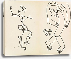 Постер Годье-Бжеска Анри Studies of Two Dancing Figures