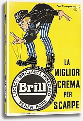 Постер Муджиани Джорджио Brill, La Miglior Crema Per Scarpe