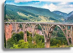 Постер Черногория. Мост Джурджевича