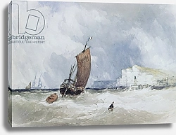 Постер Бентли Чарльз The Pilot Boat off Fecamp, Normandy