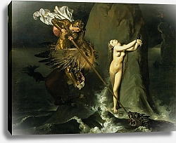 Постер Ингрес Джин Ruggiero Rescuing Angelica, 1819