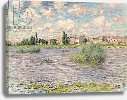 Постер Моне Клод (Claude Monet) Seine at Lavacourt