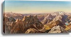 Постер Пернхарт Маркус Панорама с горы Мангарт в Юлийских Альпах 2