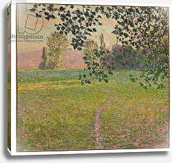 Постер Моне Клод (Claude Monet) Morning landscape, 1888