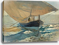 Постер Соролла Хоакин Barcas En La Playa