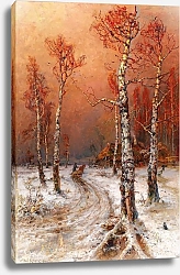 Постер Клевер Юлий Зимнее настроение с воронами