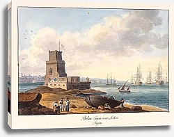 Постер Смит Чарльз Гамильтон Belem Tower near Lisbon on the Tagus