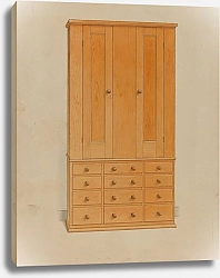 Постер Смит Х. Альфред Shaker Cabinet with Drawers