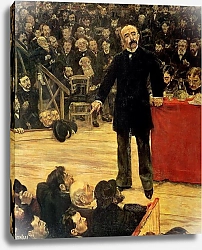 Постер Рафаэлли Жан-Франсуа  Georges Clemenceau Making a Speech at the Cirque Fernando, 1883