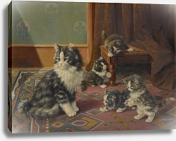 Постер Флери Буркхардт Семейство кошачьих
