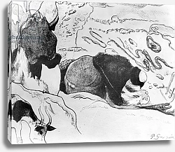 Постер Гоген Поль (Paul Gauguin) Breton Washerwomen, 1889