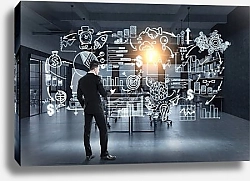 Постер Бизнесмен и стратап