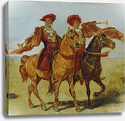 Постер Макарт Ганс Zwei berittene Fanfarenbläser