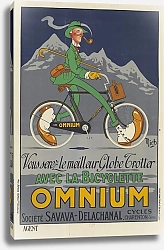 Постер Либо Мишель Vous serez le meilleur Globe Trotter avec la bicyclette Omnium