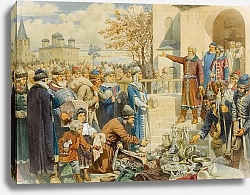 Постер Кившенко Алексей Обращение Козьмы Минина к Нижнему Новгороду В 1611 Году