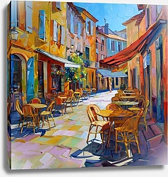 Постер Street cafe in Saint-Tropez