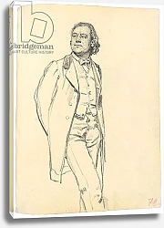 Постер Репин Илья Figure of a Standing Man, c. 1872-1875