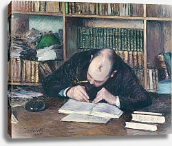 Постер Кайботт Гюстав (Gustave Caillebotte) Портрет книготорговца Е. Фонтейна