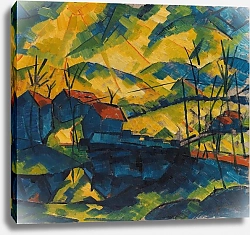 Постер Шефлер Фриц Landschaft