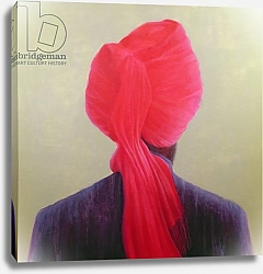 Постер Селигман Линкольн (совр) Red Turban, Purple Jacket