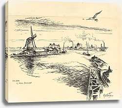 Постер Оортвейн Мартен De Zaan bij Koog aan de Zaan – Zaandijk.