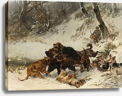 Постер Дейкер Карл Boar hunt