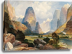 Постер Моран Томас Долина журчащих вод, Южная часть штата Юта