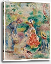 Постер Ренуар Пьер (Pierre-Auguste Renoir) The apple seller, 1890