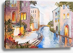 Постер Канал в Венеции, Италия 1