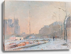 Постер Лебур Альбер Богоматерь под снегом