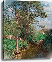 Постер Зофф Альфред A Sunny Landscape with Stream