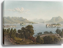 Постер Лори Габриэль Младшая Vue du Lac Majeur et des Isles Boromées