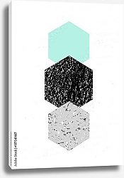 Постер Абстрактная геометрическая композиция 10