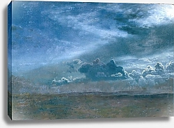 Постер Бирштад Альберт Пейзаж с Грозовыми Облаками