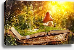 Постер Magical mushroom house